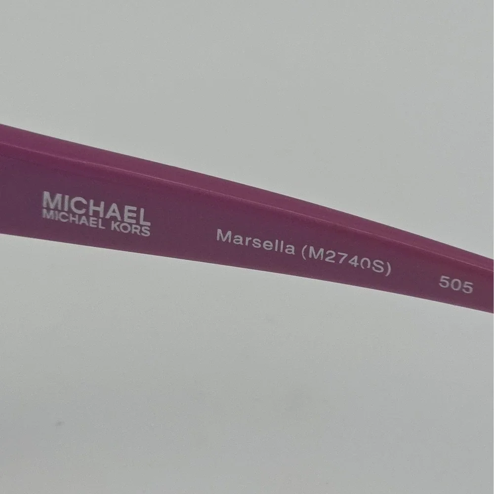 Michael Kors Women's Oversized Sunglasses Purple Frames Marsella (M2740S) 505